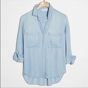 Anthropologie Cloth & Stein Chambray Shirt